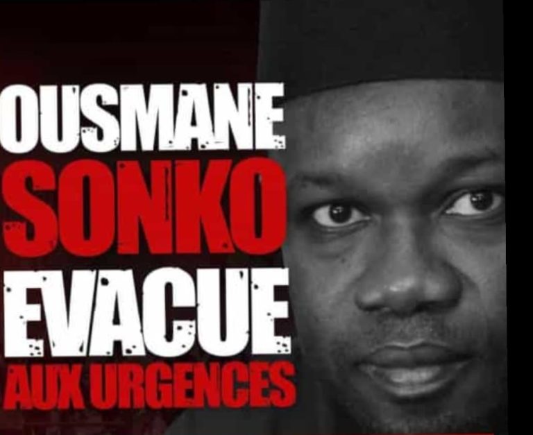 Senegal: opponent Ousmane Sonko was “admitted to the emergency room”, according to his party