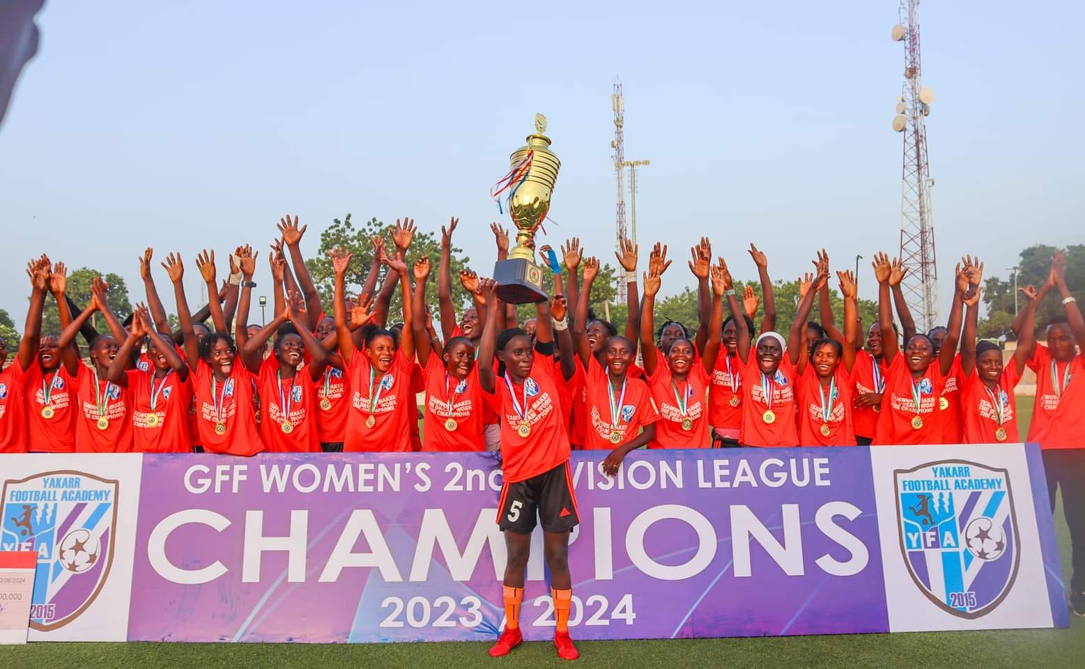 Yakaar FC Champions of GFF Women Second Division 