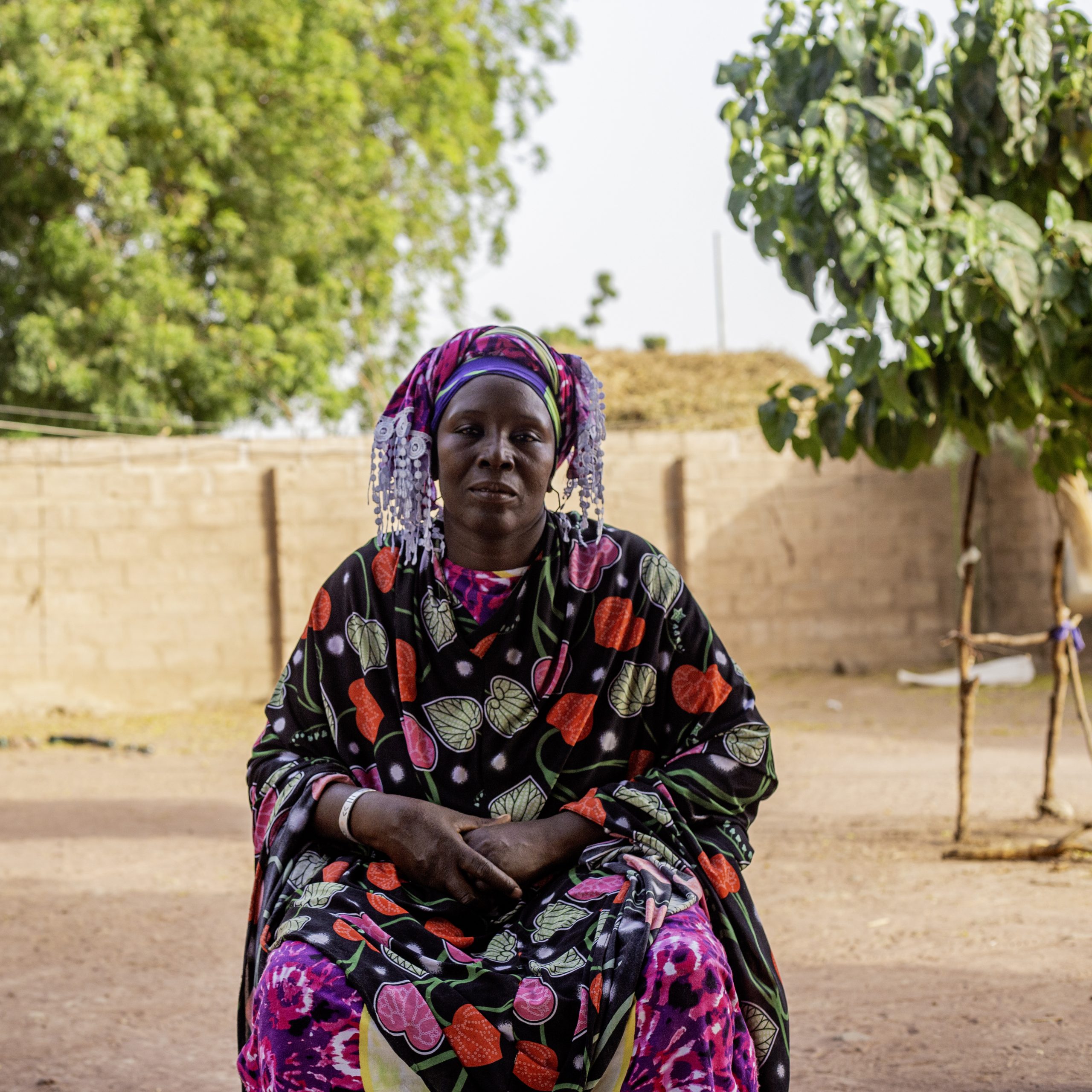 Ndey Ceesay, the mother of Ndey Sambou talking to TAT about her daughter educational journeyPhoto credit: Sarjo Baldeh, of Baldezz Media for the Alkamba Times