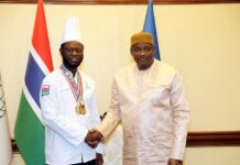 Chef Saikou Bojang Meets President Barrow, Unveils Ambitious Culinary Vision for The Gambia