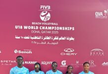 Gambia makes the U18 Beach Volleyball World Championship debut