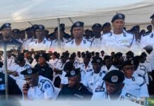 Gambia Police Force Decorates 156 Senior Officers in Historic Promotion Ceremony