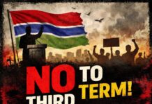 Gambian Citizens Launch’ No to Third Term’ Campaign Against President Barrow’s 2026 Bid