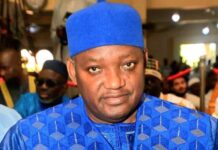 Barrow Marks Eid al-Fitr with Prayers at King Fahad Mosque, Unveils Ambitious Re-Election Promises