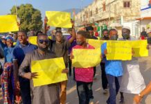 GALA Protesters Demand Freedom for Ousainou and Amie Bojang Following Rearrest