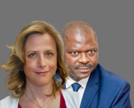 Head of IMF Banjul team l Ms. Eva Jenkner and Minister of Finace Seedy Keita