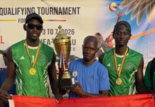 Gambia Beach Volleyball Men’s Team Secures Gold at Zone II Qualifiers