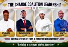 CHANGE Coalition Adopts Draft Pact, Sets September 6 Deadline for Flagbearer
