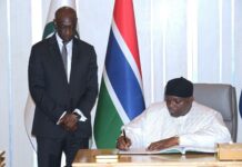 Gambia Swears In New Chief Justice as Barrow Stresses Judicial Independence