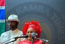 Rare Appearance: Former First Lady Tuti Faal Pushes for Political Tolerance