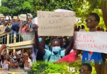 UTG Students Protest at Kanifing Campus, Demand VC’s Resignation Over Welfare Crisis